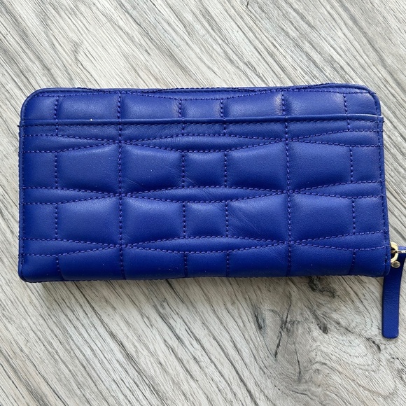 NWT Kate Spade New York Lacey PWRU2811 Signature spade leather royal cobalt - Picture 2 of 12